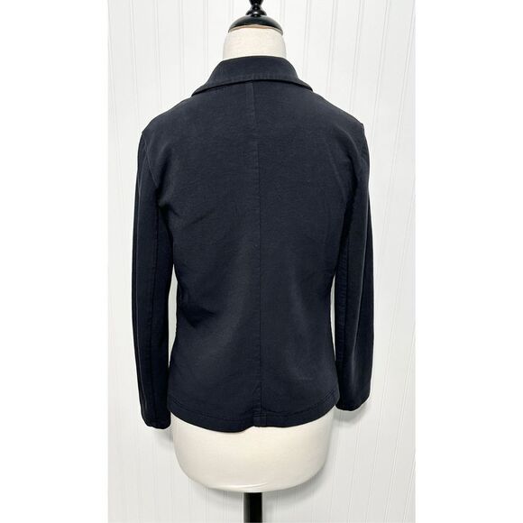 41 Hawthorn Women's Open‎ Front Notch Lapel Blazer Jacket Pockets Black Small - Picture 6 of 11